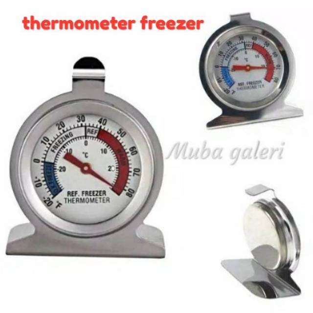 THERMOMETER FREEZER LEMARI ES KULKAS REFRIGERATOR STAINLESS