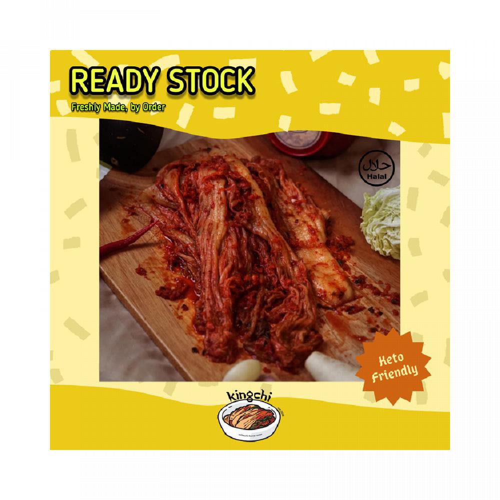 

Kingchi Kimchi Sawi Diet Keto Friendly 500gr