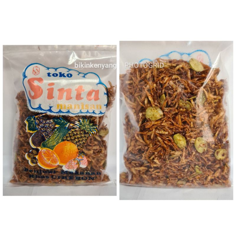 

Teri Kentang Pete Asli "Sinta Manisan" Khas Cirebon Berat - 100 Gram