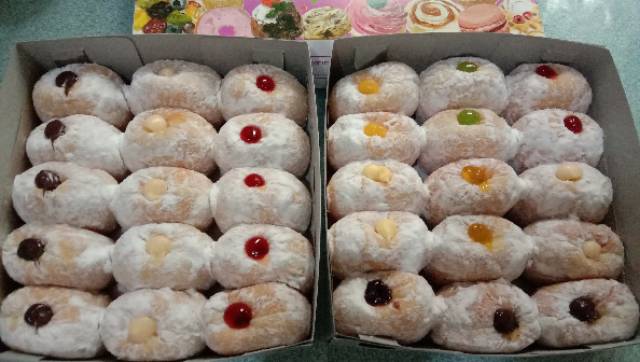 

Donat salju / donat filling / bomboloni isi 15