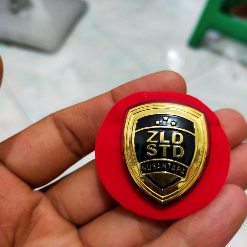 PIN ZLD STD NUSANTARA / JUAL PIN POLISI ZLD STD NUSANTARA TERLARIS BAHAN KUNINGAN DAN LOGAM
