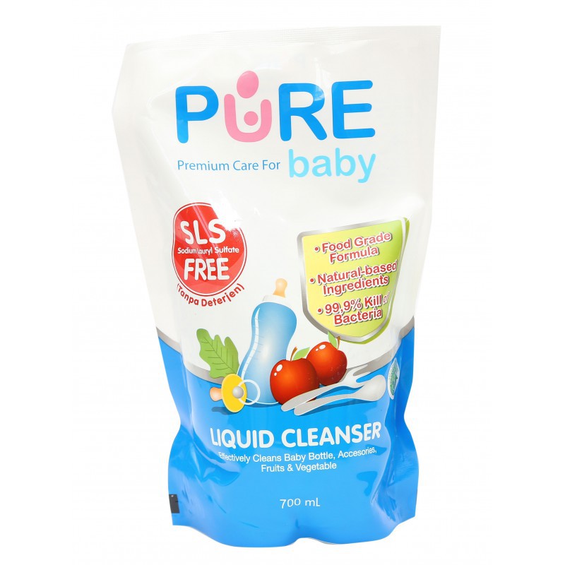 Pure Baby Liquid Cleanser Refill 700ml - Buy 2 Get 3