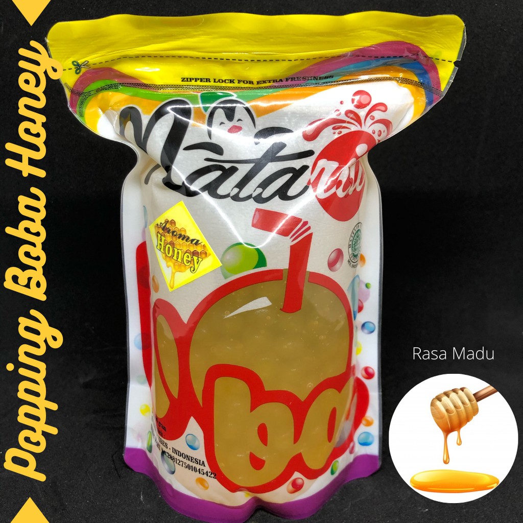 

Popping Boba Honey 500g / Jelly Mutiara / Toping Aneka Minuman