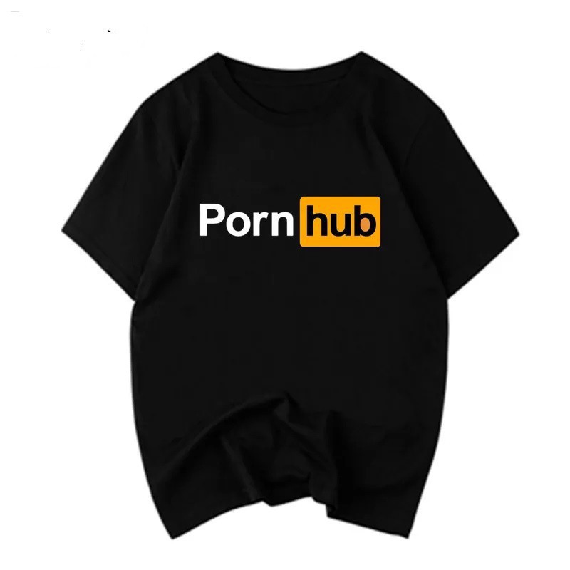 COD Kaos Pria Jumbo BigSize M - 6XL T Shirt Distro Porn Hub Lengan Pendek XXXXXXL