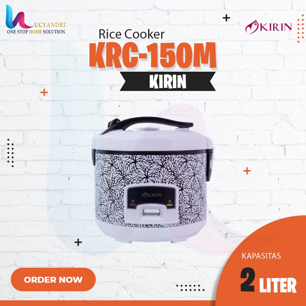 RICE COOKER 1.3L 3 IN 1 KIRIN KRC 150 M KRC-150 M KRC-150M - Putih