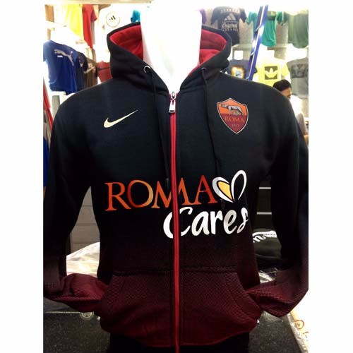 PREMIUM Jaket Hoodie AS Roma O-721 Gradasi Merah Resleting Tifosi Roma PALING MURAH