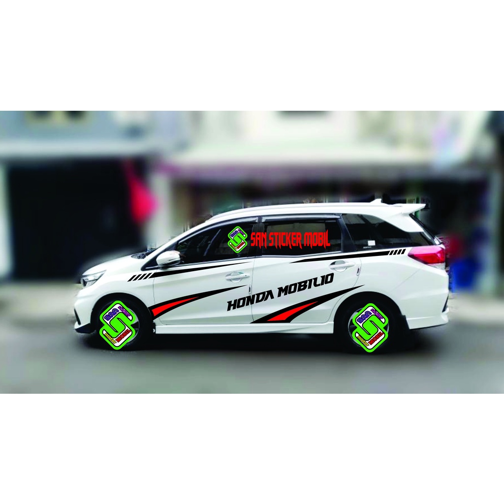 stiker mobil honda mobilio rs stiker cutting mobil mobilio stiker mobil honda mobilio rs stiker stri
