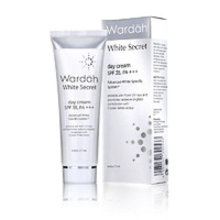 Wardah White Secret Day Cream Krim Siang Tube Wajah 17ML / pelembab Wardah