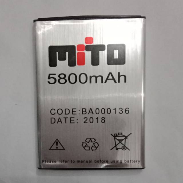 Batre batere bt hp Mito A16 BA000136 Original 5800mah
