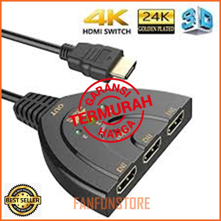 HDMI SWITCH 3 PORT 4K TV Hdmi switcher (3 INPUT 1 OUTPUT) 4k*2k/HDMI SWITCH/HDMI TV