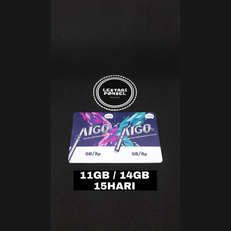 Voucher Axis 11GB / 14GB 15Hari