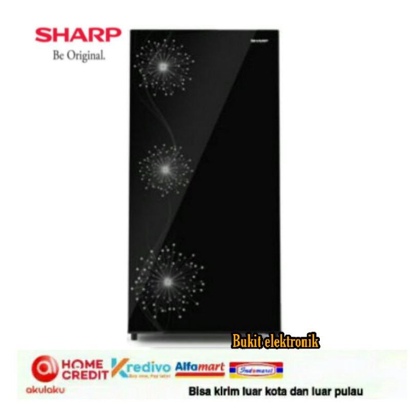 KULKAS SHARP SJX197W DW SJ-X197W DW SJ X 197D DW Doudle Frezeer