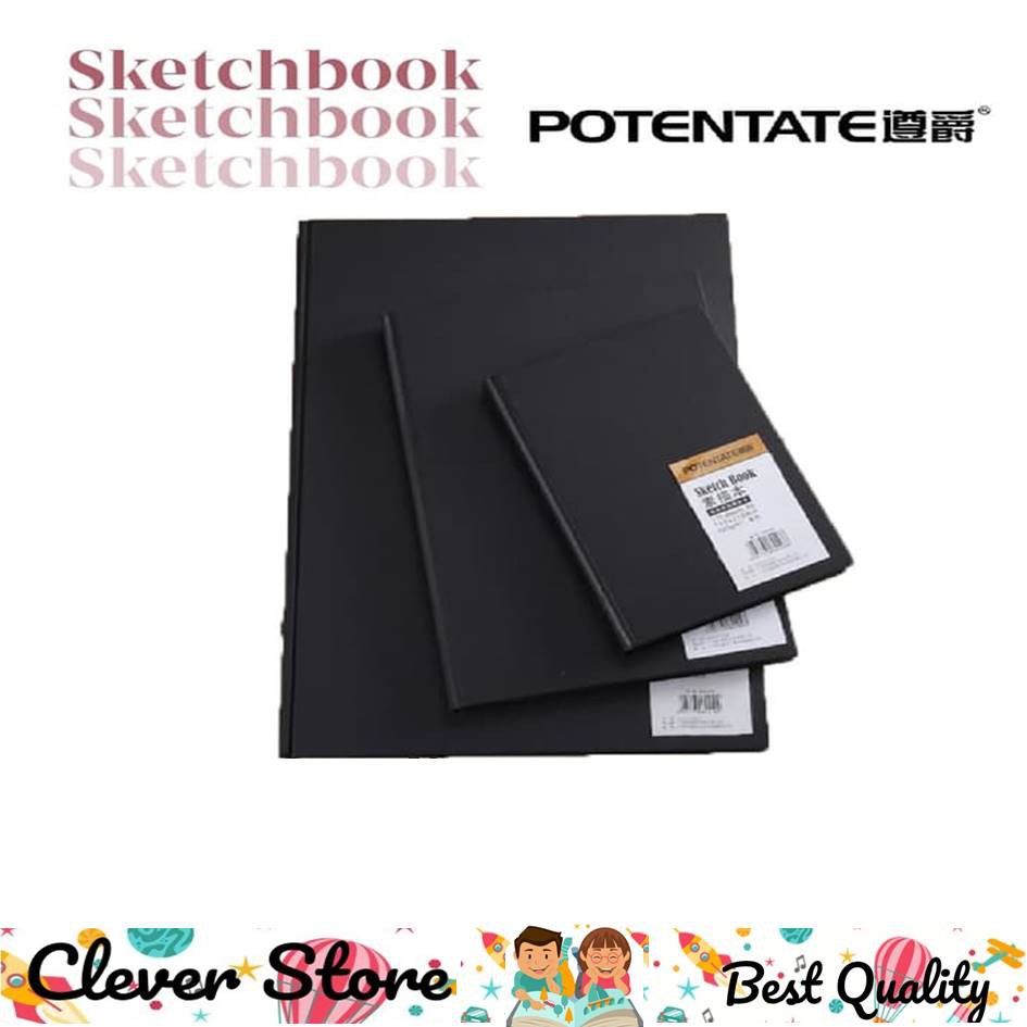 

POTENTATE A5 Sketchbook 110 Sheets 100gsm Kertas Buku Gambar & Sketsa