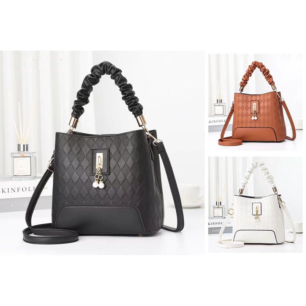 9161 TAS WANITA IMPORT SLEMPANG HANDBAG [1KG 2PC] PERFECT CORNER