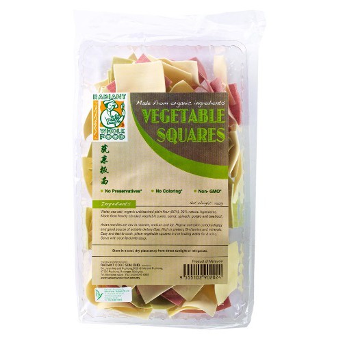 

Radiant Organic Vegetable Squares 250g