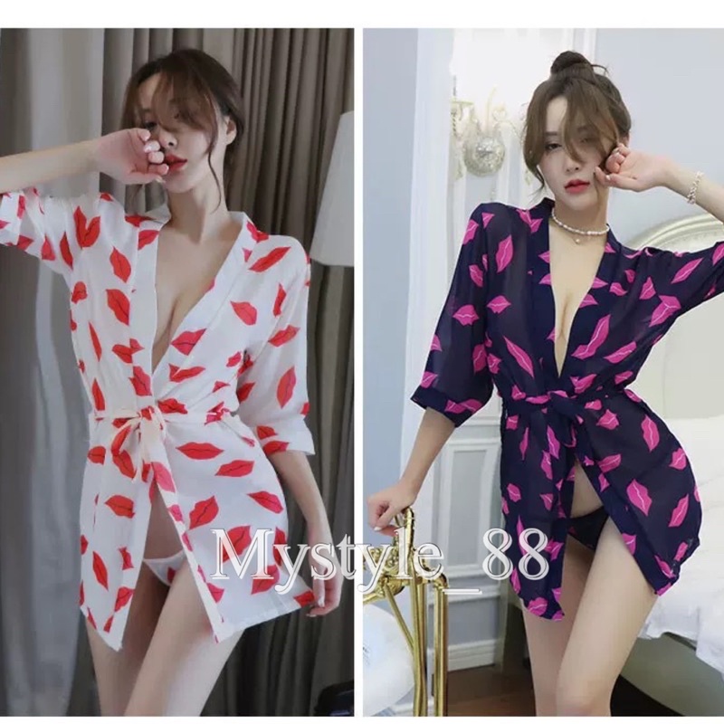 LINGERIE KIMONO SEXY TERBARU #1214