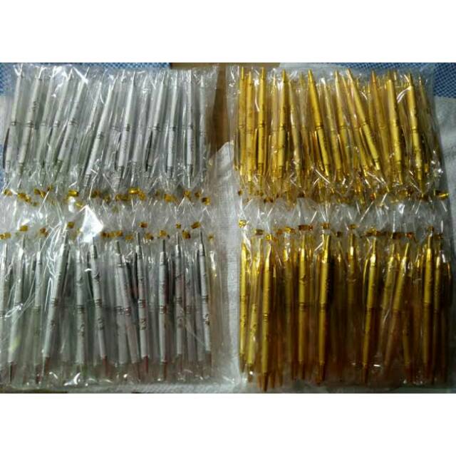 

SOUVENIR PULPEN KEMAS PLASTIK ( ISI100 PCS)