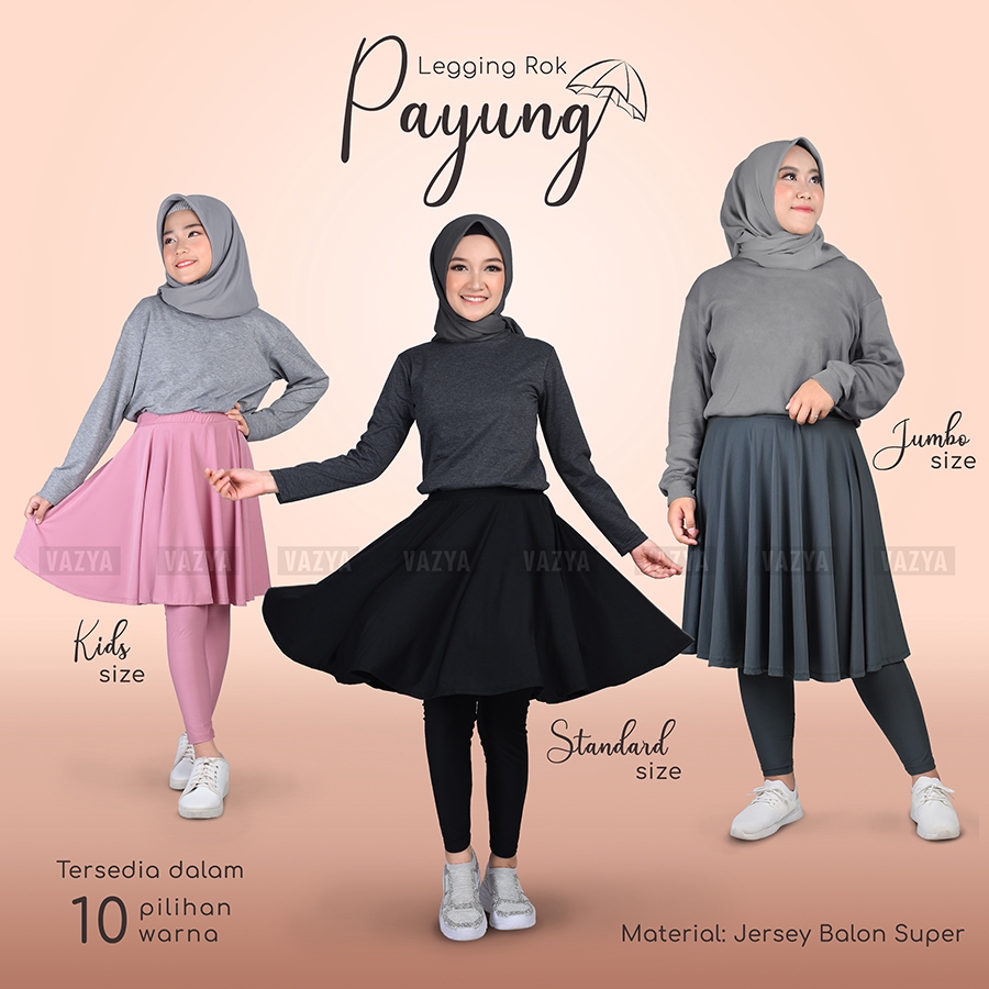 Legging Rok Payung - Dewasa