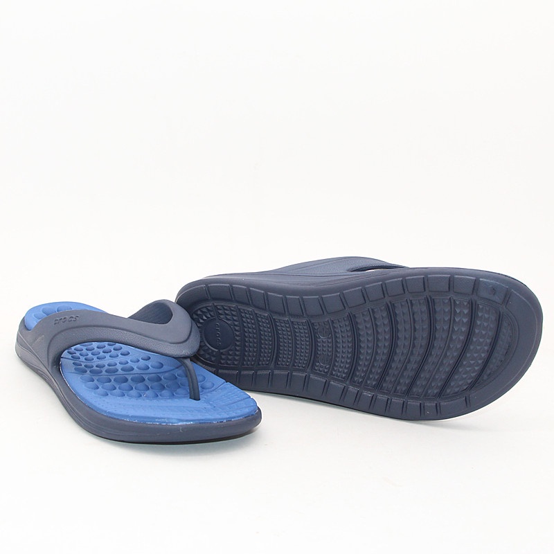 Crocs /  Sendal Jepit Pria Dan Wanita Sendal / Crocs Reviva Flip Rubber Original / Anti Air205545