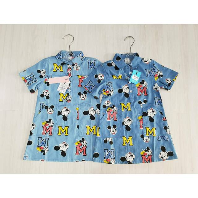 Dress mickey anak||dress jeans anak||dress branded anak