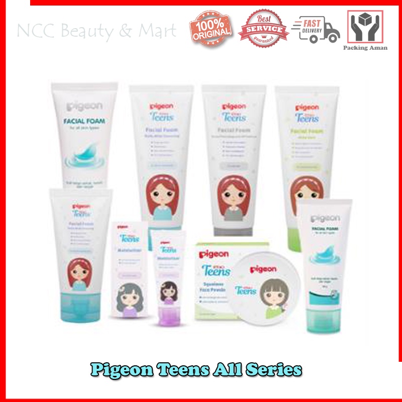 * NCC * Pigeon Teens Facial Foam Face Wash For Daily Acne Prone Toner Cleansing Moisturizer Serum Gel Ranger