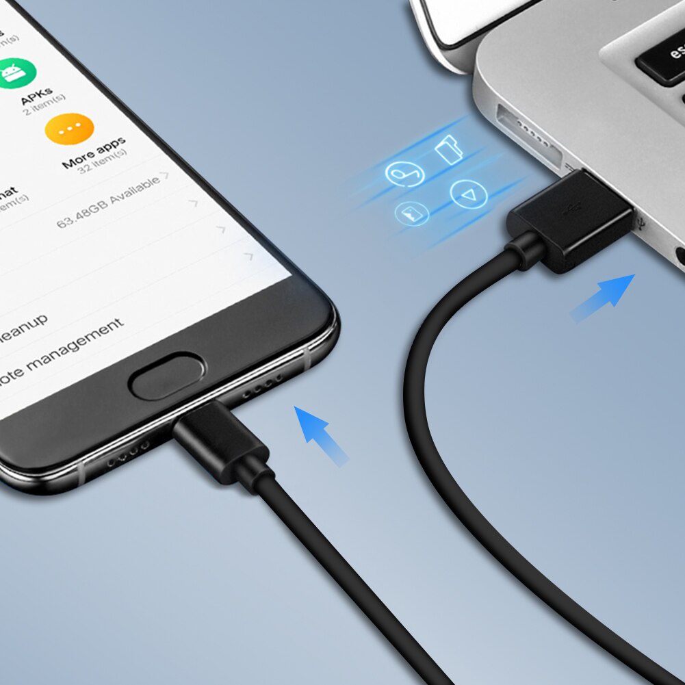 Kabel Data Xiaomi Fast Charging Micro Usb 120cm ORIGINAL