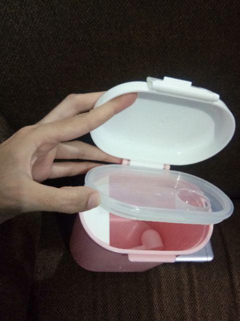 [import] - Shabby Kotak Tempat Penyimpanan Susu Bubuk Makanan Super Praktis Bahan Plastik Bpa Free