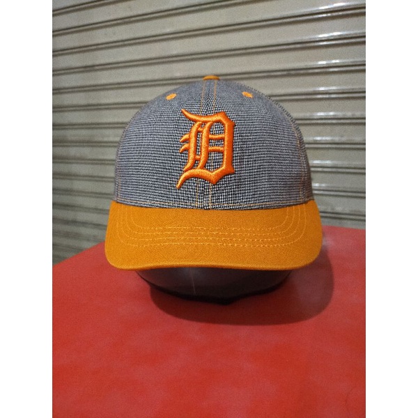 Topi MLB Logo D (Detroit) Visor Pendek Second