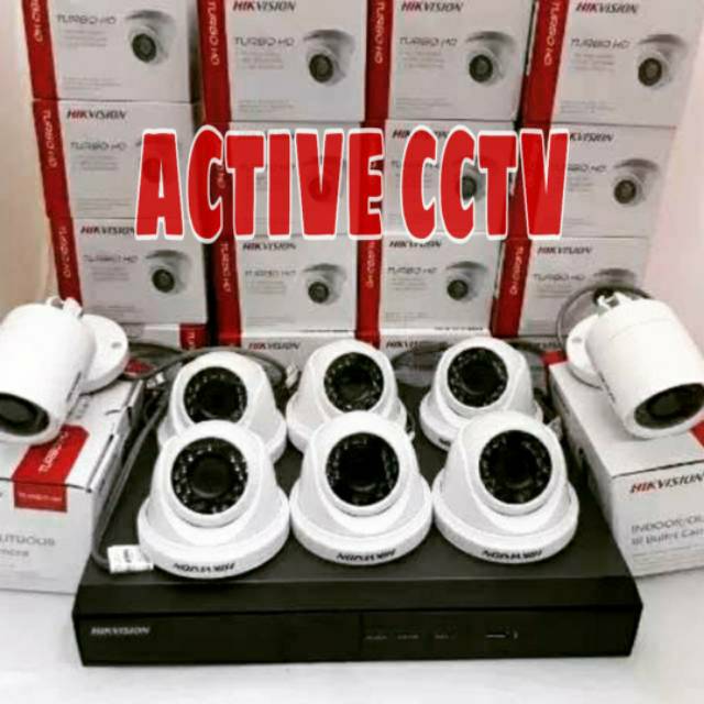 PROMO PAKET KAMERA CCTV HIKVISION 8 CAMERA 2MP 1080P FULL HD HARDISK 320 500 1 2 TB 8CH 8CHANEL 2 MP