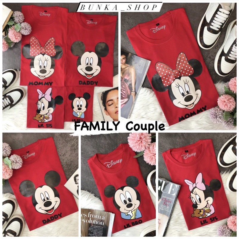 DISNEY COUPLE FAMILY // KAOS MICKEY // KAOS COUPLE FAMILY // MICKEY SET // KAOS MINNIE // TSHIRT