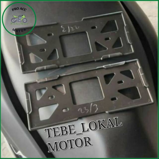 Cover tempat dudukan plat nomor original honda model slip on Murah