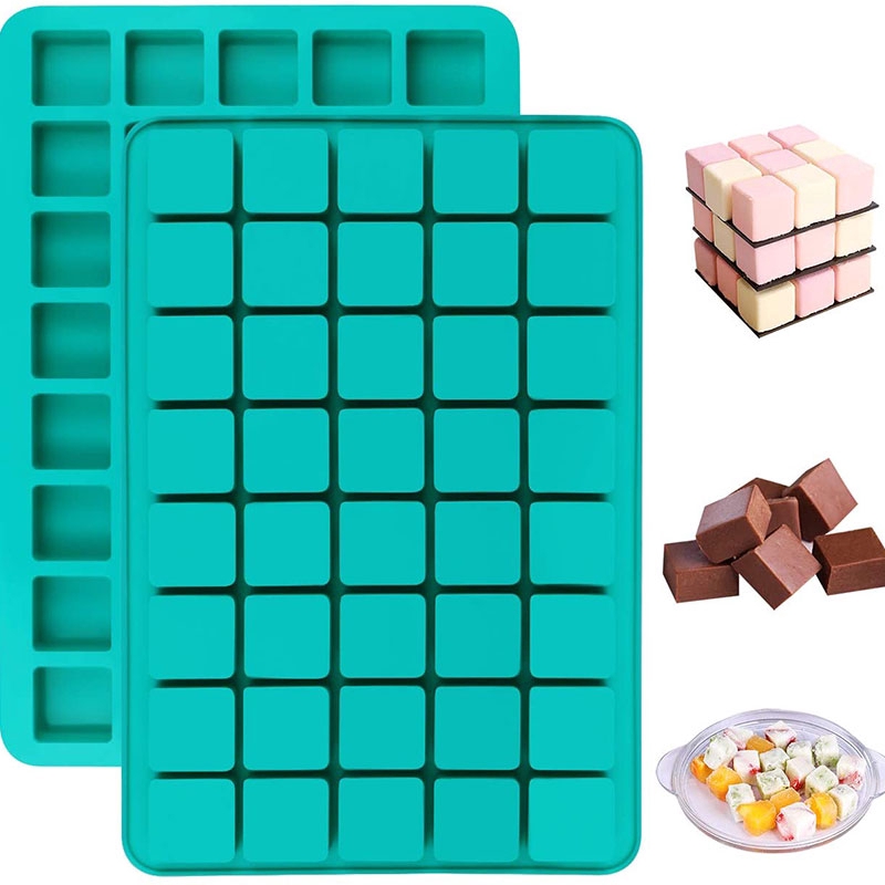 40 Grids Silicone Chocolate Truffles Mold / DIY Cake Bakery Mold / Exquisite Grid Fondant Mould Kitchen Baking Tools for mini Breads