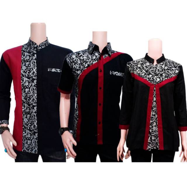 Batik Set/ couple set baju pria wanita batik batik kombinasi