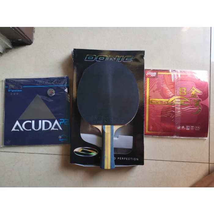 Bat Blade Kayu Donic Waldner Legend Carbon Donic Acuda P2 dan DHS GA8