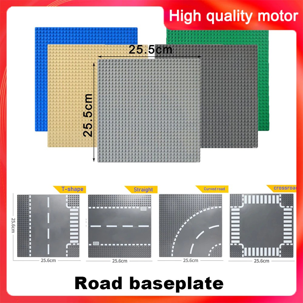 Mainan Lego Anak Classic Base Plates Plastic Bricks Baseplates Compatible LegoINGlys road