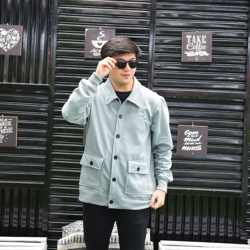 Outher Pria RAIHAN Outher Cardigan Bahan Tebal dan Lembut Outer Murah