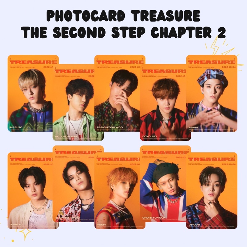 PHOTOCARD TREASURE ALBUM THE SECOND STEP &quot;CHAPTER TWO&quot;