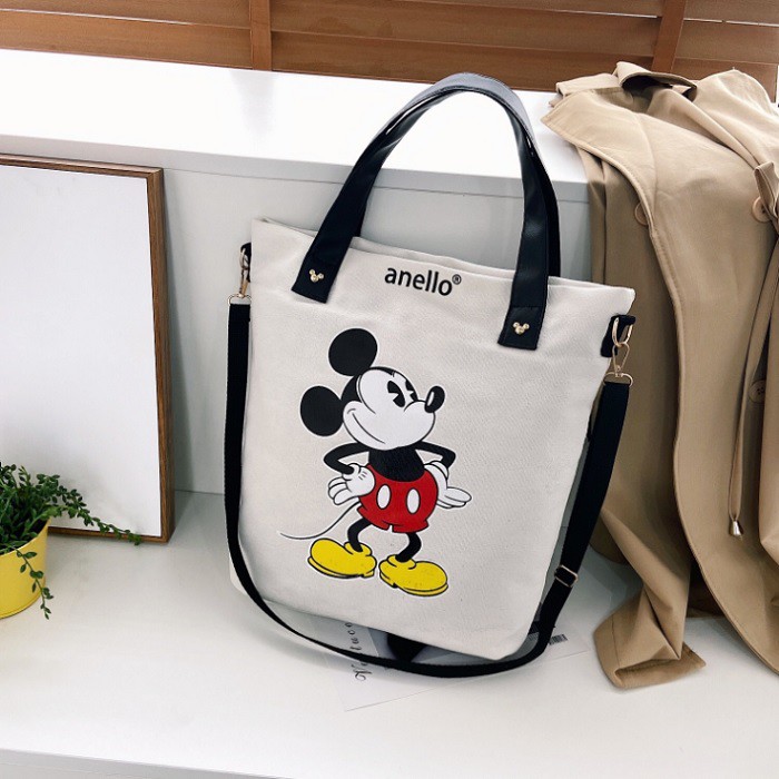 TAS Anello Mickey Hand Bag TOTE SELEMPANG SLINGBAG MICKY MOUSE CEWEK WANITA CASUAL FASHION IMPOR