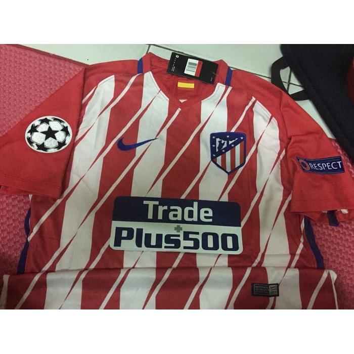 Sale Jersey Baju Kaos Atm Atletico Madrid Home 17/18 Grade Ori Full Patch |