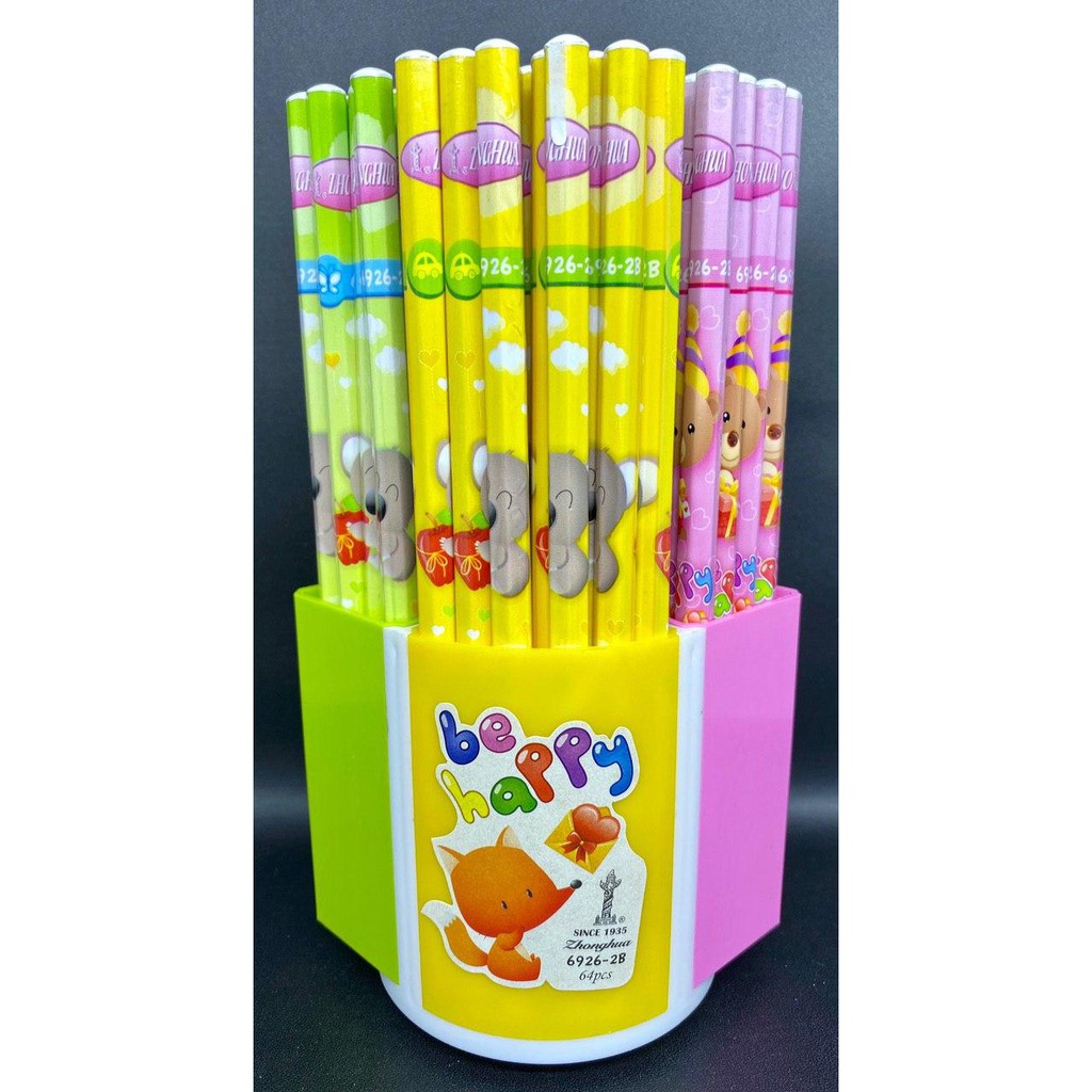

Pensil 2B Zong Hua Karakter isi 64 pensil 6925/6926 per box
