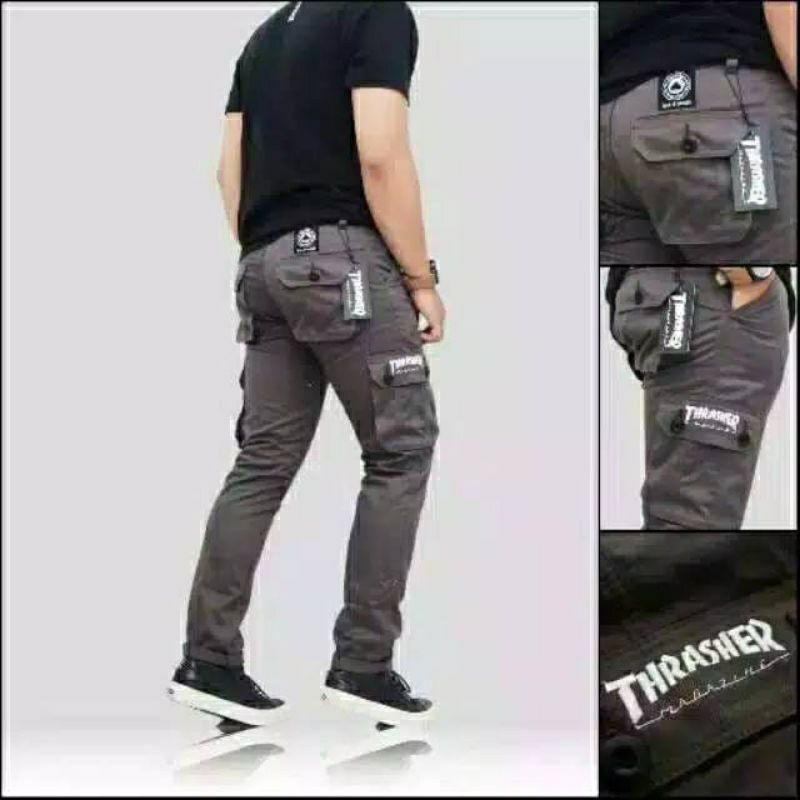 TERLARIS Celana cargo panjang pria premium distro Quality 100% size 28-33