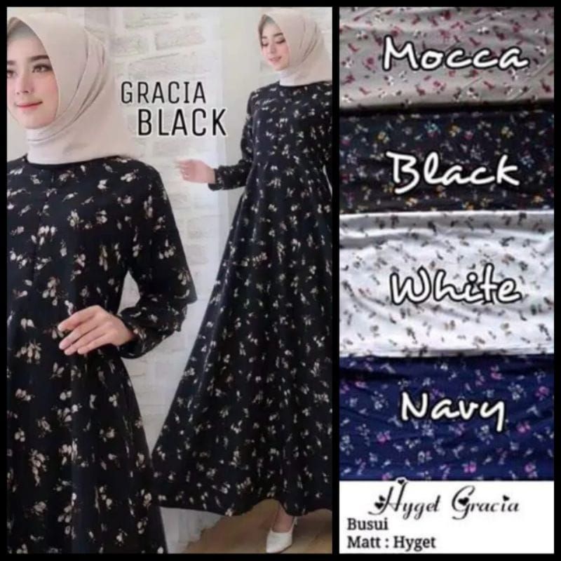 ❤️Best seller Gamis hyget Grasia BUSUI❤️