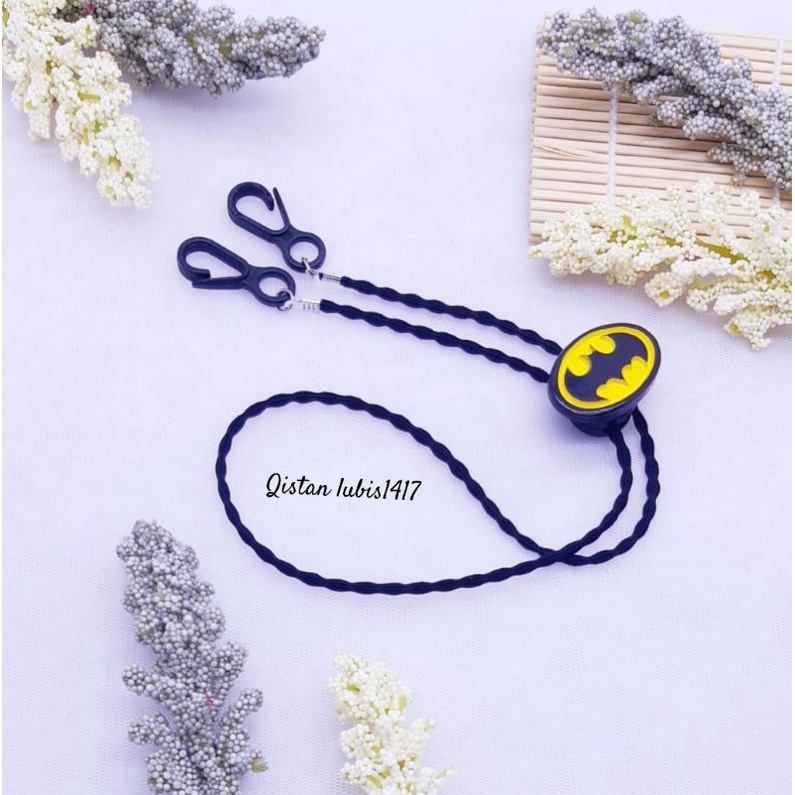 Strap masker 2in1 Clay super Hero costum nama beli 10 free 2