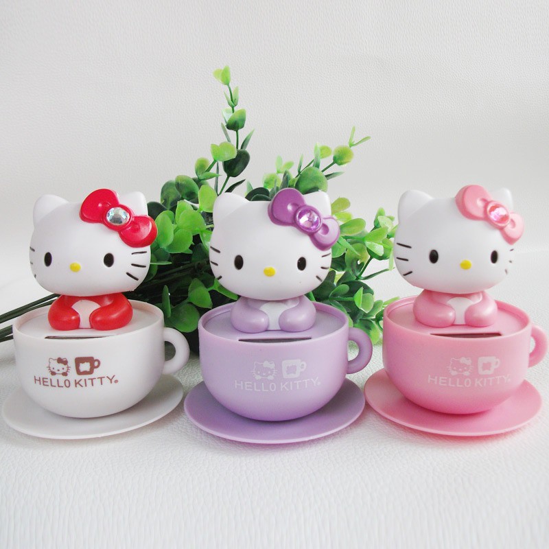 PAJANGAN MOBIL MUG HELLO KITTY