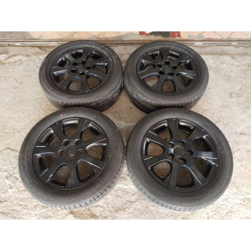 Velg Mobil Bekas Oem Camry Ring 16 pcd 5-114.3 Ban Dunlop 205 55 R16