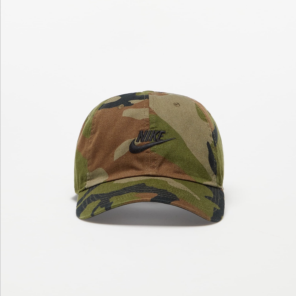 Nike Heritage86 Futura Washed Green Camo DC3996-222 Topi Original 100%