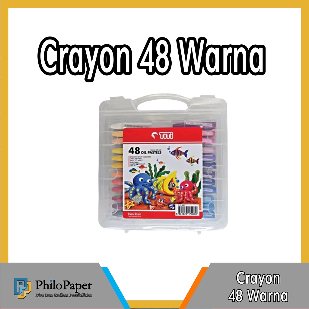 

ATK ~ Crayon Titi / Joyko Isi 48 / Krayon Warna Original