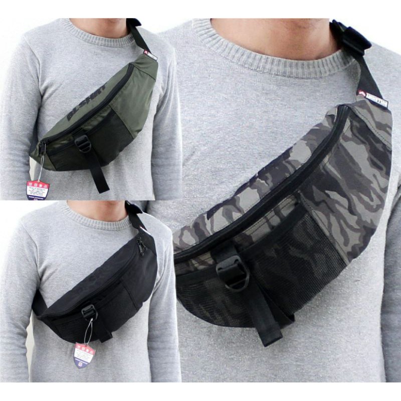 Bullshirt Waistbag Tas Selempang Distro Pria Wanita Original Lokal Brand Indonesia