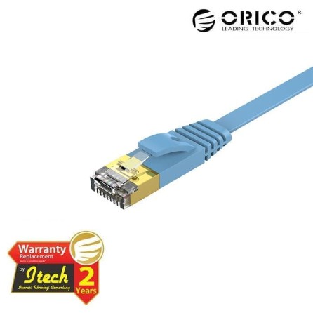 Orico PUG-GC6B-100 Kabel Lan Cat 6 10M RJ45 Gigabit Ethernet 10 Meter Flat Cat6