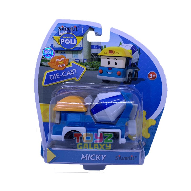 ROBOCAR POLI DIECAST FIGURE MICKY - ORIGINAL